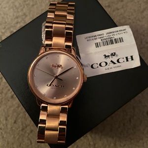 Coach Grand Rose Gold-Tone Stainless Steel Watch